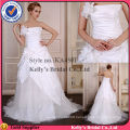 new design simple satin and tulle designer replica dresses